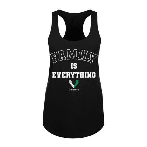 VICTORY FITNESS - FAMILY IS EVERYTHING - WOMEN'S FITTED TANK TOP - $WECKTF$ Thumbnail