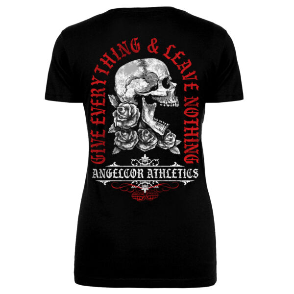 ANGELCOR ATHLETICS - LEAVE NOTHING - WOMEN'S FITTED T-SHIRT - $HT4GYD$ Thumbnail